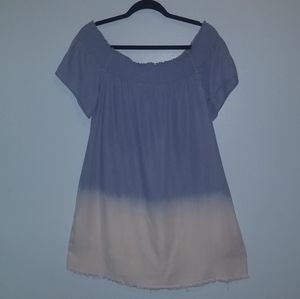 NWT Forever 21 Off Shoulder Denim Dress